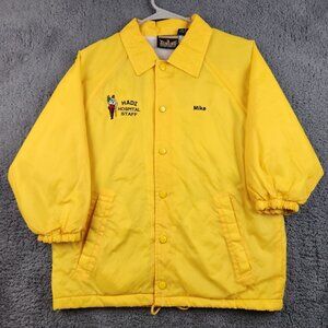 Vintage Auburn Sportswear Jacket Youth Small Hadi Shriner Hospital Staff Indiana